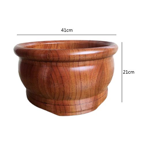 Balde de madera para baño de pies y pedicura miniatura 3