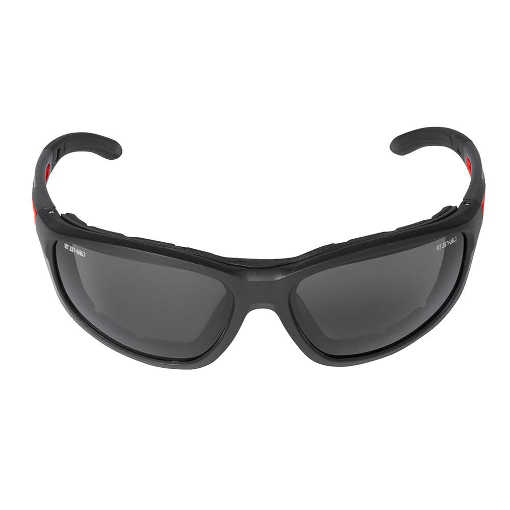Milwaukee MILW 48-73-2045 Lunettes de sécurité polarisées haute performance avec joint d'étanchéité Noir, noir