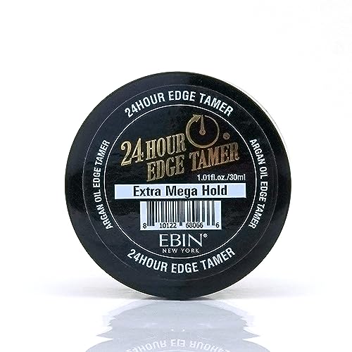 EBIN NEW YORK – 24-HR Edge Tamer Extra Mega Hold – Unisex – 30 ml – Fijación Extra Fuerte Y Acabado Profesional En Formato Compacto Para Estilo Preciso
