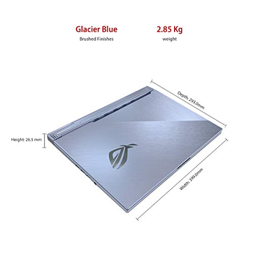 Image of ASUS ROG Strix G G731GT-H7159T 17.3 inch FHD 120Hz Gaming Laptop GTX 1650 4GB Graphics (Core i7-9750H 9th Gen /16GB RAM /1TB NVMe SSD /Windows 10 /One-Zone RGB KB /2.85 Kg), Glacier Blue