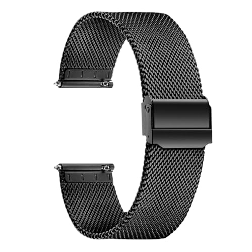 Bracelet de montre en maille d'acier inoxydable mixte de 8mm à 24mm