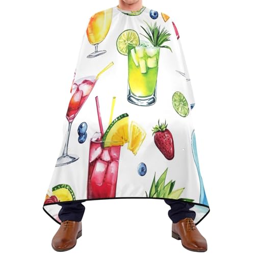 Haskirky Summer Hair Cutting Cape 64x55 Inches Waterproof