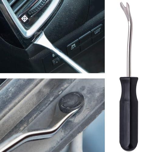 Image of 3 PCS Car Clips Fastener Remover Tool, Car Panel Dashboard Door Window Tool, Fastener Car Panel Door Interior Window Tool, Clip Puller Rivet Removal Tool (Black)