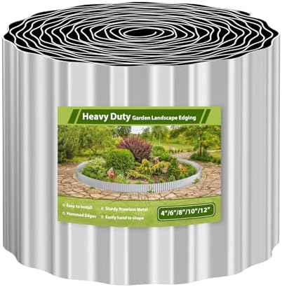 Corrugated Iron Garden Beds That Transform Your Outdoor Space 4 OUSHENG Corrugated Metal Garden Edging Border, 6