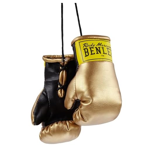 BENLEE Rocky Marciano Unisex Miniature Boxing Gloves, Gold, Einheitsgröße EU