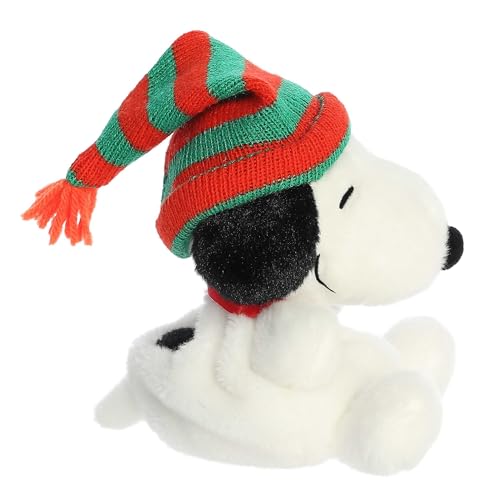 Aurora 40462 ® Festive Peanuts® Palm Pals™ Snoopy Beanie Stuffed Animal thumb #2