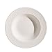 Plato hondo flores en relieve blanco porcelana de ø 22 cm - LOLAhome