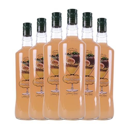Schnapp Antonio Nadal Caimán jarabe Maracuya sin alcohol Botella Misil 1 L (Caja de 6 Botella Misil de 1 L)