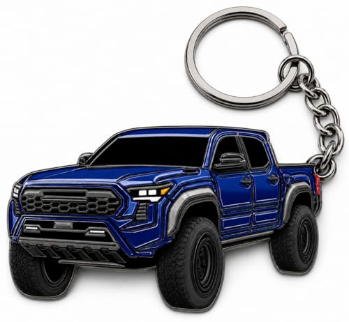 Image of Tacoma Keychain 2026 Tacoma Accessories 2016-2025 mods 4th Gen Cool Key Chain Fob Cover Toy Gift Truck