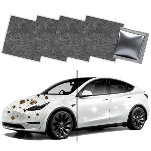 Biesmo Nano Sparkle Cloth Car Scratch Remover, Nanosparkle Cloth for Car Scratches, Car Scratch Remover, Restore Scratched Paint to A Glossy, Like-New Finish, Simple, Effective, and Fast Results