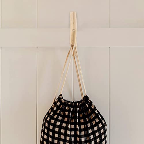 IWILCS-Natuerliche-Holz-Haken-4-Stueck-Holz-Vintage-Kleiderhaken-Handgemachte-WandhakenNaturholz-Wandhaken-Garderobenhaken-fuer-Mantel-Schluesselhalter-KindergarderobeBreite-2-3-cm-ohne-Loecher : Aus-Holz-gemacht....