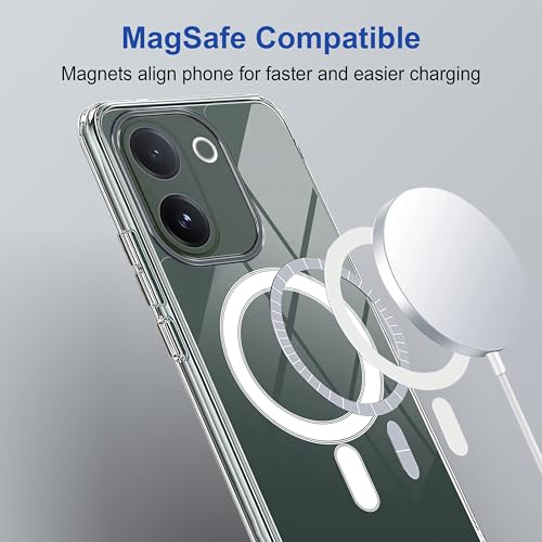 Image of Zapcase Back Case Cover for Vivo V60e | Compatible for Vivo V60e Back Cover | Compatible with Mag-Safe | Scratch-Resistant Back Cover | Clear