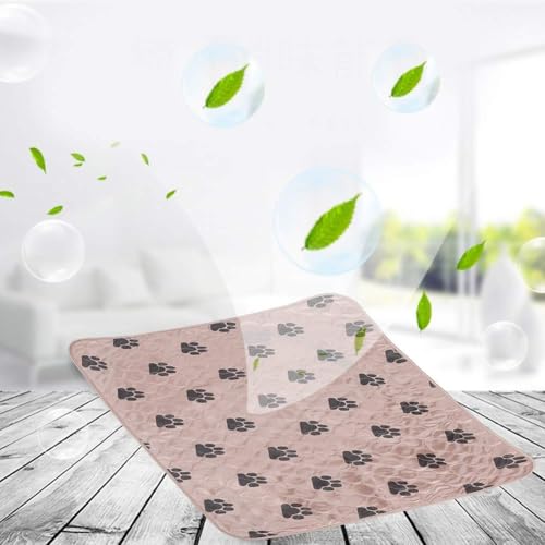 Image of Reusable Dog Pee Pads, Waterproof Training Pads for Dogs, Dog Pee Pad Urine Mat for Pet Dogs Cats(80*90cm -Brown )