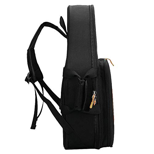 Sassofono Gig Bag Oxford tessuto sax contralto ispessito con doppia spalla e spazio extra per la musica caricata
