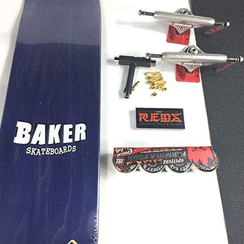 JSJJAES Skateboard Baker A Complete Set van Canadese Maple Skateboard 8.0/8.125/8.25/8.375/8.5 Inch Deck Pro Skater… - Afbeelding 6