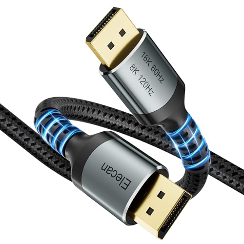 Câble Displayport 2.1 1,8m idéal pour votre setup gaming 4K 240Hz