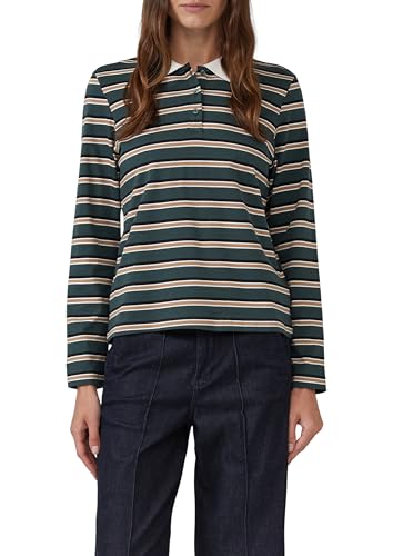 Polo à manches longues s.Oliver pour femme en coton doux