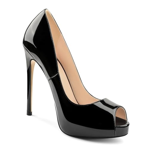 Eithy Women's Thin High Heels Pumps Platforms Shoes for Party Daily Wears2