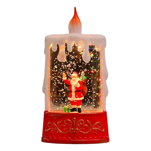 Linterna navideña con agua e iluminación como regalo ideal para sorprender a niños 2