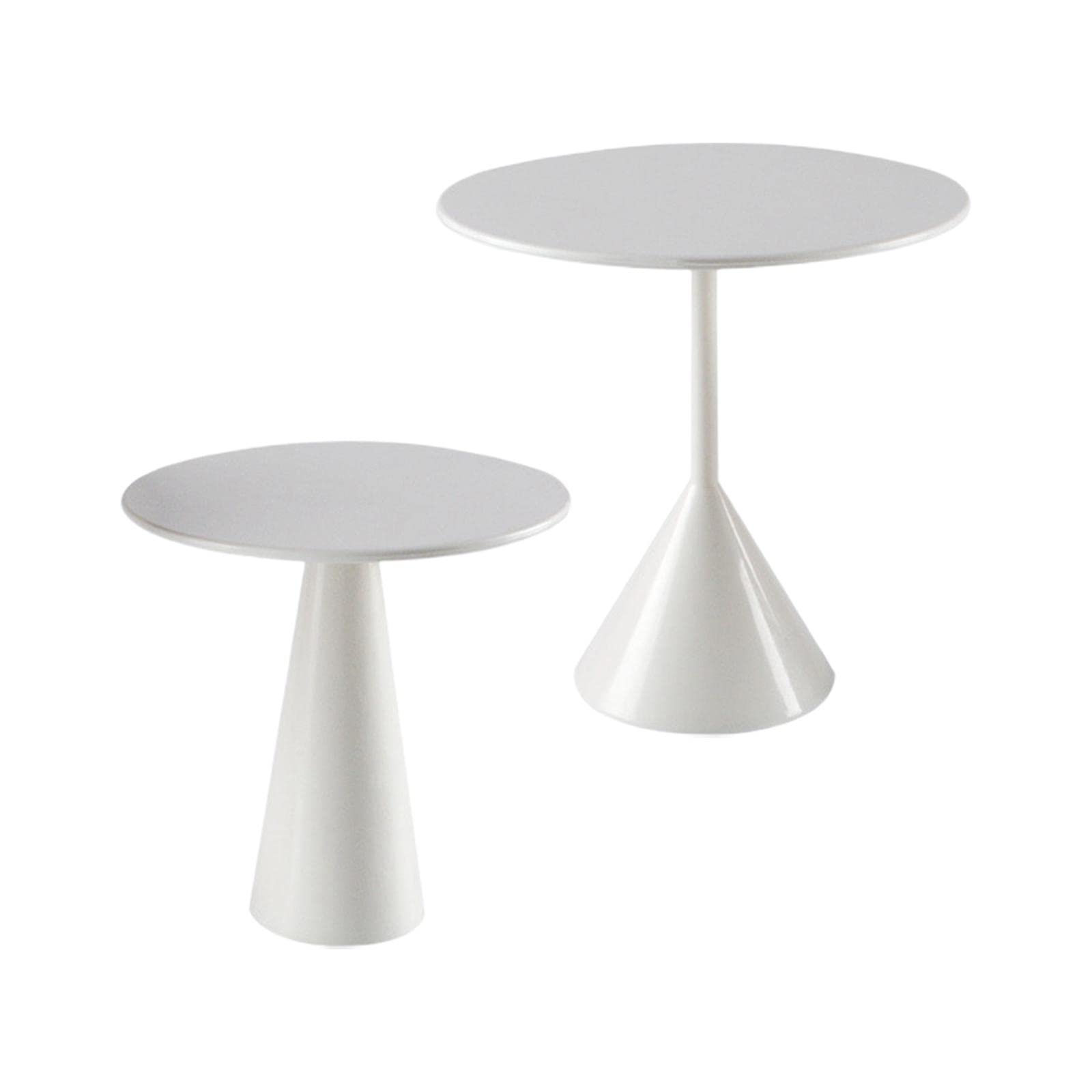 2 Piezas Mesa para Casa de Muñecas Mobiliario Miniatura Accesorios para Muñecas Resina Resistente Acabado Realista Adecuado para Juego In, Blanco