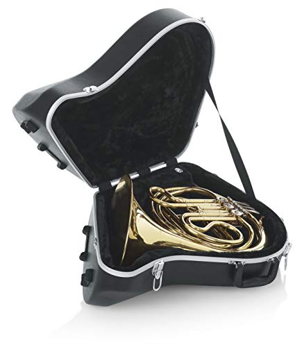 image for Gator Cases Lightweight Molded French Horn Case with Locking Latch and