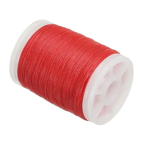 PATIKIL Archery Bow String Serving Thread 120 Yard/110M, 0.015" Dia Bowstring Thread for Tying Peep Sight Nock Compound Recurve Bow, Red