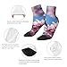 SSIMOO Plum Blossom Print Sporty Straight Tube Socks For Running Enthusiasts,Breathable And Fashionable