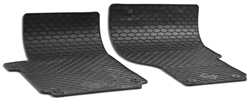 Tapis de sol VW Amarok sur mesure caoutchouc WALSER 2 pièces