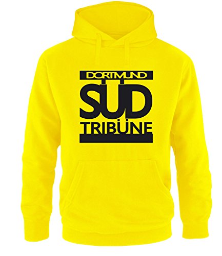 Luckja Dortmund Südtribüne Herren Hoodie Gelb-Schwarz Grösse L