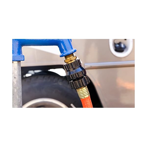 Camco RhinoFLEX Gray/Black RV Water Tank Clean Out Hose, 5/8 Inch