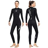 Wetsuit Women Men Full Body Wet Suit 3MM Neoprene Surfing Scuba Diving Suits, One Piece Long Sleeve...