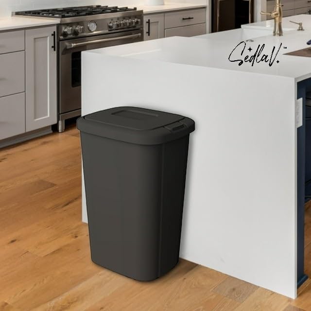 SEDLAV Stylish Steel Wastebasket for Modern Spaces