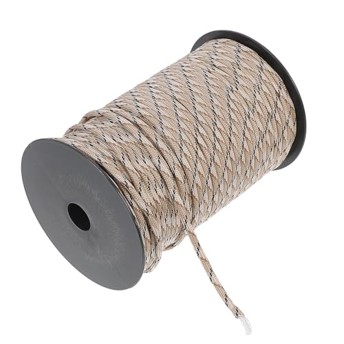 Anneome Camping Tool Mountaineering Safety Rope 4mm Diameter Weatherproof and Rope for Outdoor Use