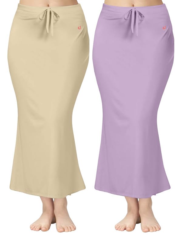 Image of TRENDMALLS Women Saree Shapewear Petticoat for Women, Cotton Blended,Petticoat,Skirts for Women,Shape Wear Dress for Saree Shaper(Combo-Pack)