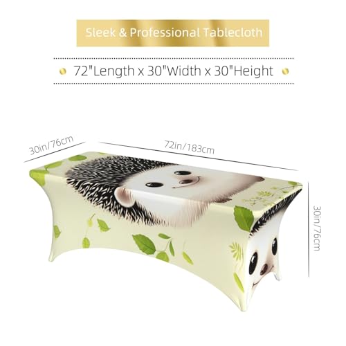Nappe hérisson pour tables rectangulaires de 1,8 m housse extensible mariage - 7