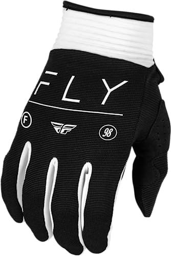 Fly Racing 2024 Women's F-16 Gloves (Black/White X-Small)