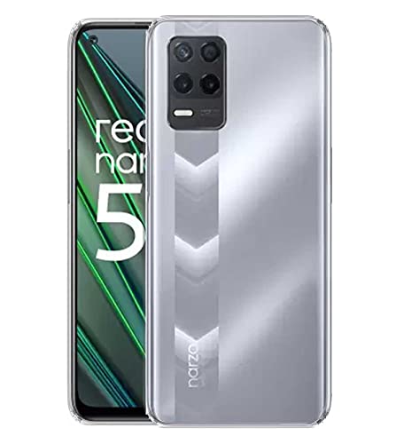 Image of Soft Silicone Back Cover Compatible with Realme 9 5G / 8s 5G / 8 5G / Narzo 30 5G, Transparent Case