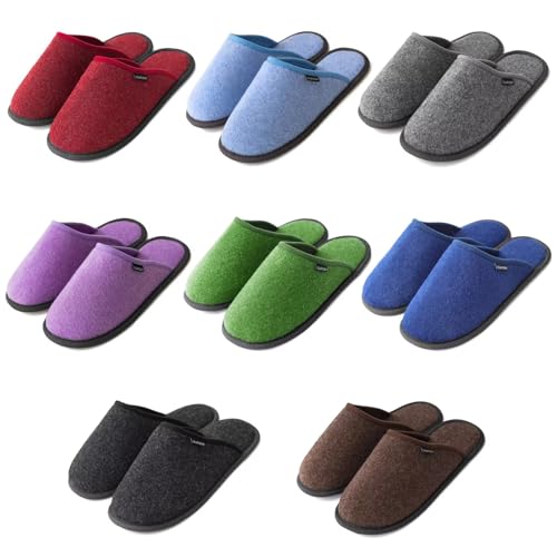 GURGER Zapatillas para Invitados Casa Lavables Antideslizantes Pantuflas para invitados, Huéspedes, Hotel, Hogar, Pack de 8 Pares