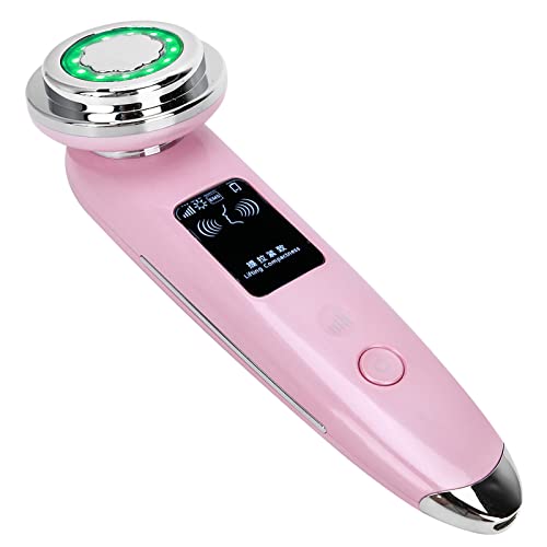 Instrumento de Belleza Facial, Máquina de Terapia Facial para Estiramiento de la Piel de Alta Frecuencia para el Hogar(Rosado)