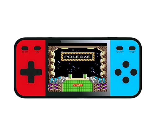 CUZCOP 3-inch Screen Dual Color 16bit Video Game Console Built-in 240 Games Support AV-Out Children's Handheld Game Device Retro Nostalgia Game Toys Kid's Gift Travel Leisure Companion