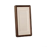 Marco de fotos de madera maciza con muescas y espigas, diseñado para una visualización duradera y estable de fotos (A)