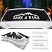 Take A Hike Car Windshield Sunshade Foldable Reflective Visor Sun Shade Keeps Your Vehicle Cool Fit for Cars