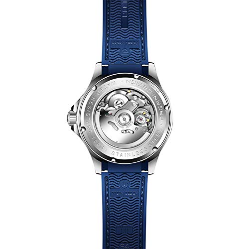 Haiqin Pagani Design 007-Model Automatic Diving Watches For Men Japan Movement, Stainless Steel Band, Rotating Ceramic Bezel, Sapphire Domed Mirror, Waterproof Mechancial Self Winding Wrist Watch #TOP4