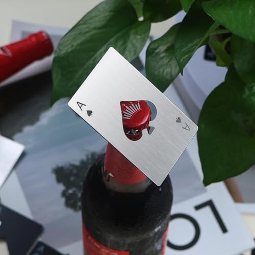 Décapsuleur en acier inoxydable format carte de crédit pour bière et poche - 5