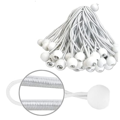 Sangles d’ancrage élastiques de 20 cm avec boule de blocage - 3