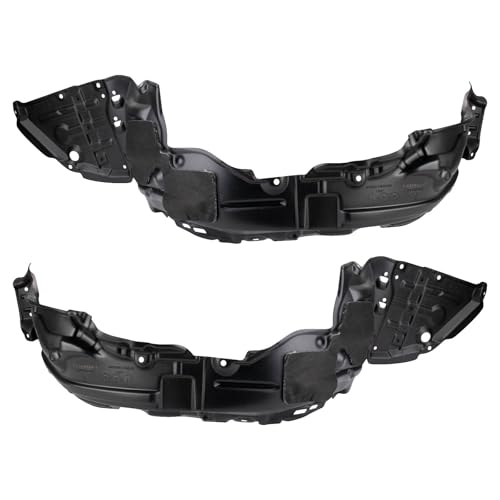Image of TRQ Front Inner Fender Liner Set Compatible with 2017-2018 Toyota Prius Prime TO1248217 TO1249217