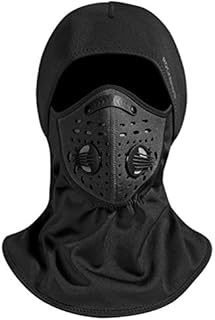 ROCKBROS Balaclava Winter Thermal Fleece Neck Warmer Windproof Dustproof Headcover Outdoor Sports Cycling Skiing Hats Fit Helmet Elastic Universal Size