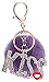 Seupeak Kiss Crystal Rhinestone Labios Rojos Colgante de Pelo Llavero Colgante Ornamentos Llavero Pelota de Peluche con un Regalo de Ornamento Colgante de Cristal for Lady Color_5 (Color : Purple1)