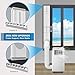 Portable Air conditioner Window Vent Seal Kit with Universal Coupler Fit for 5.1
