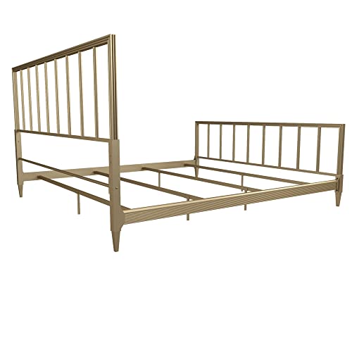 Cosmoliving By Cosmopolitan Blair Bed, Gold #TOP7